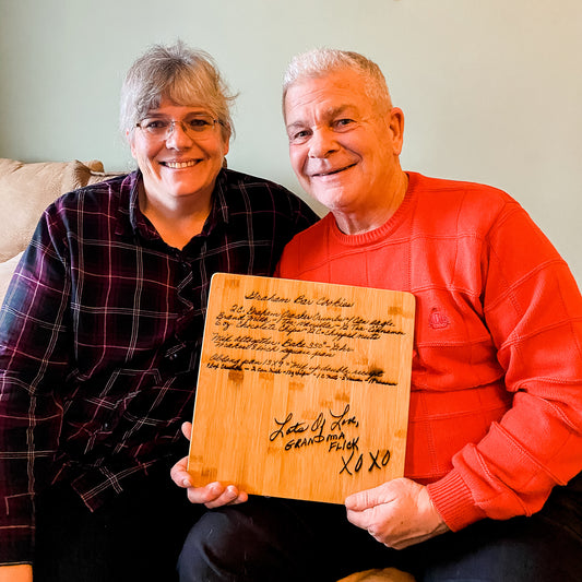 Family Recipe Engraved Cutting Board