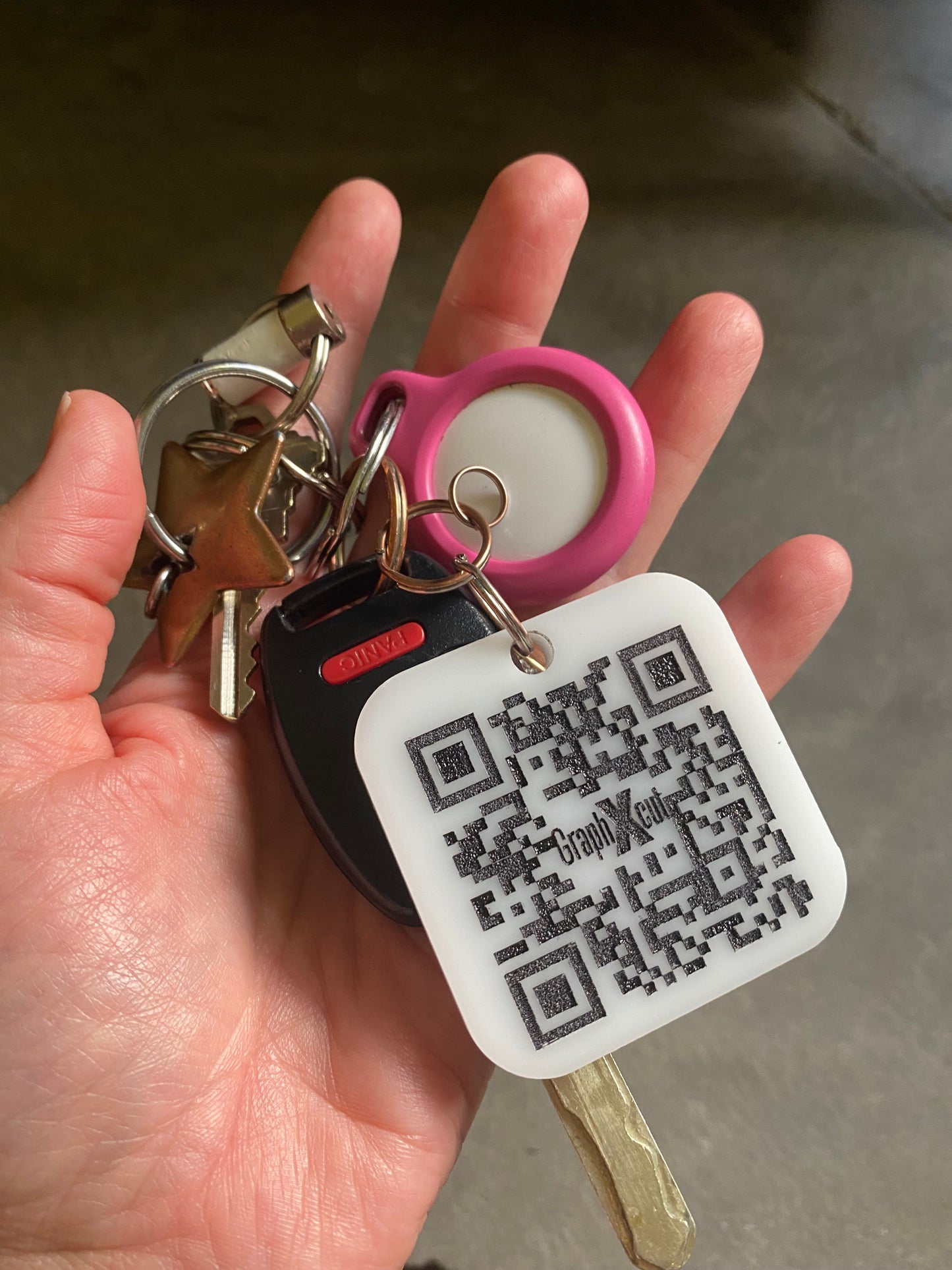 QR Code Keychain