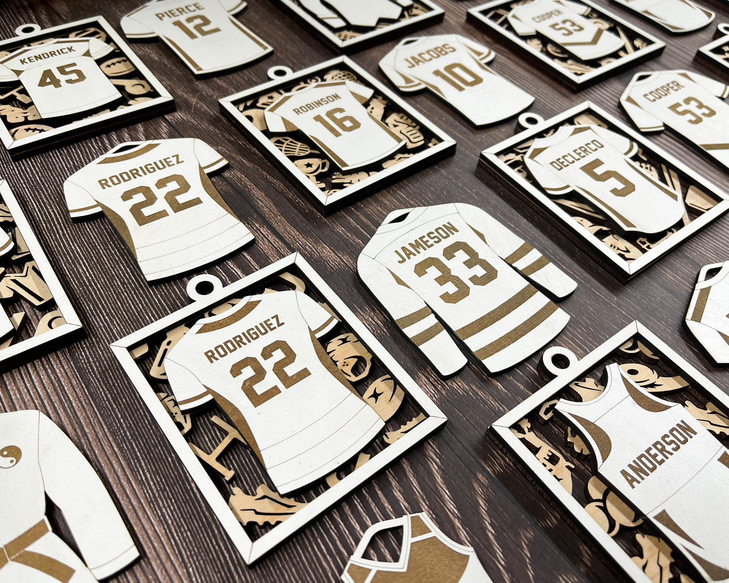 Jersey Ornaments